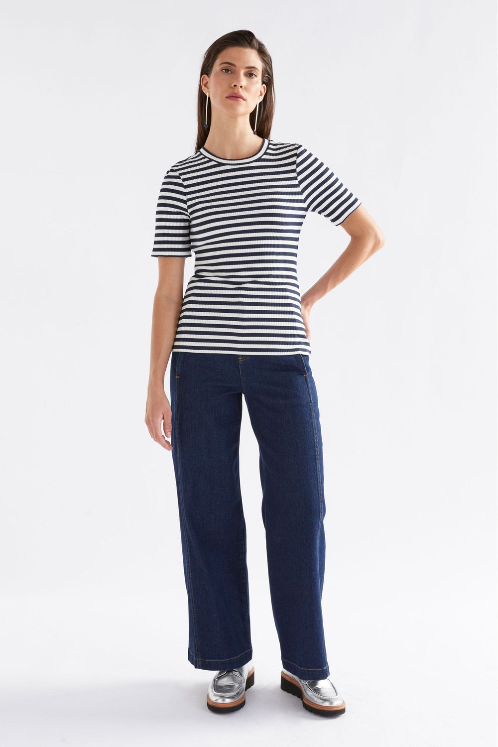 ELK TOP KULLAN RIBBED T SHIRT - A1319