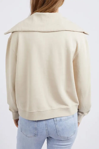 ELLIDY ZIP CREW - 55X0193 TRACK TOP