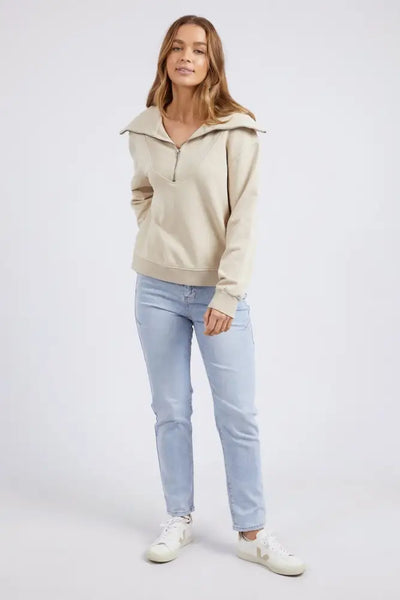 ELLIDY ZIP CREW - 55X0193 TRACK TOP