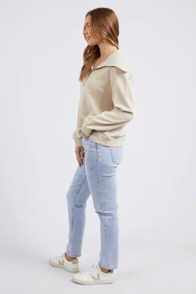 ELLIDY ZIP CREW - 55X0193 TRACK TOP
