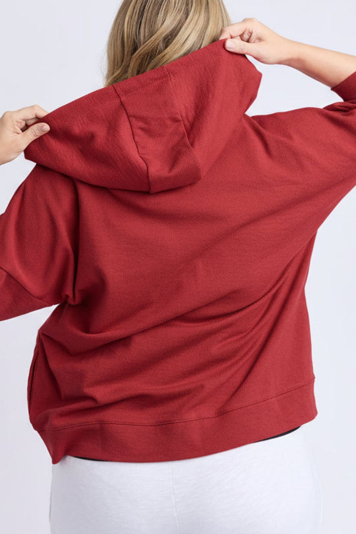 ELM JACKET BEACHY LS ZIP HOODIE - 81X4549