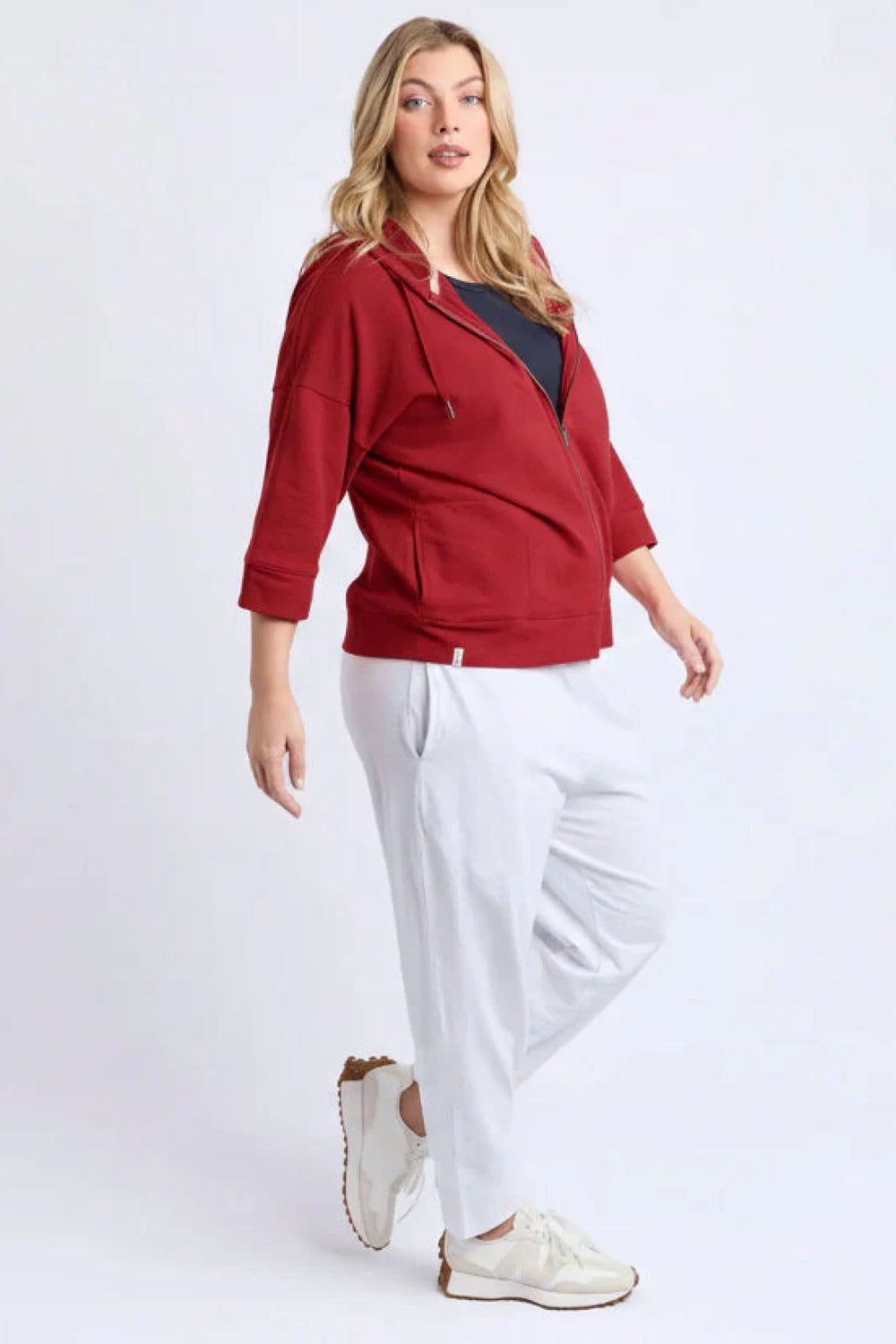 ELM JACKET BEACHY LS ZIP HOODIE - 81X4549