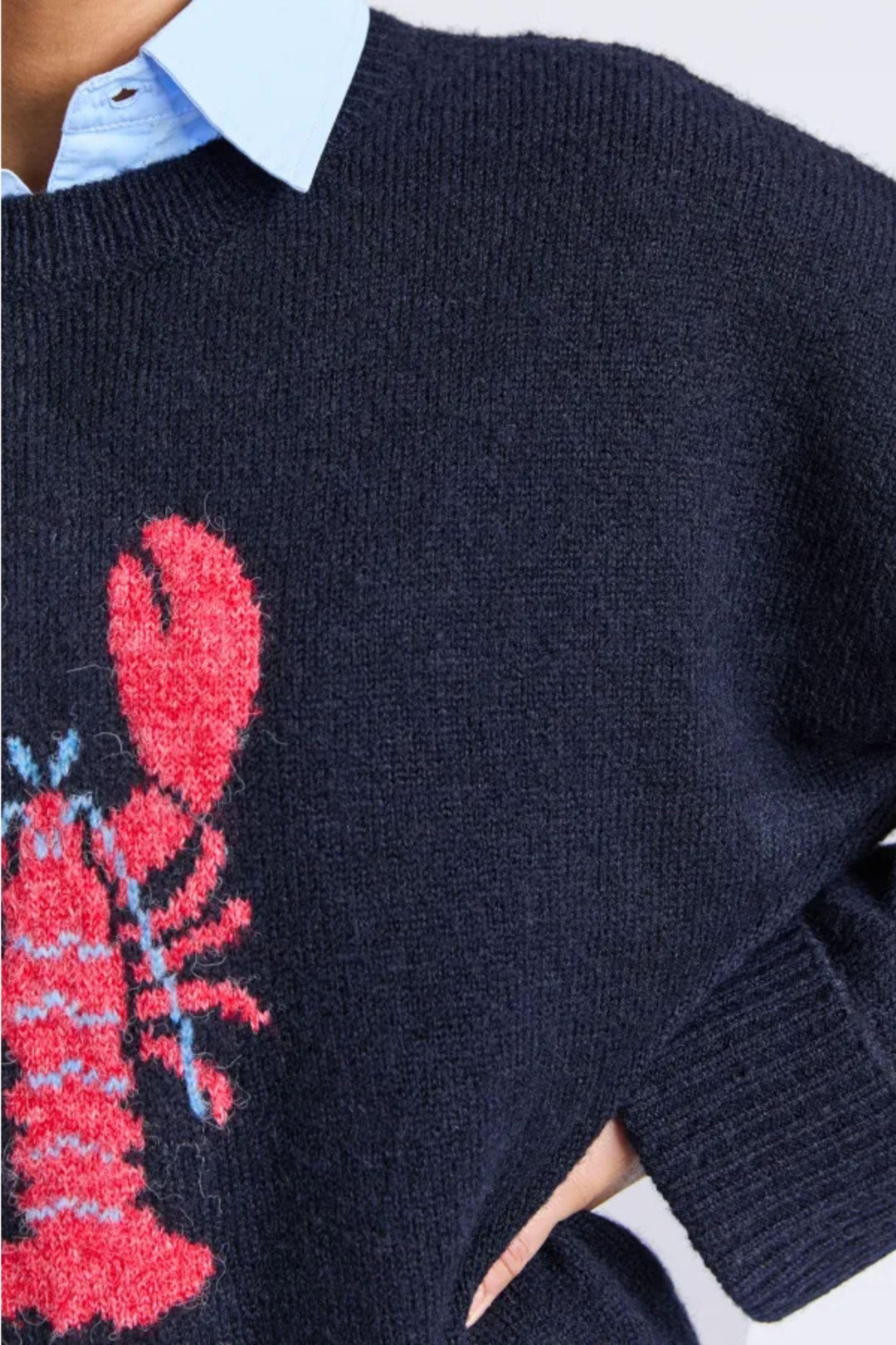 ELM JUMPER LOBSTER INTARSIA KNIT - 8177032