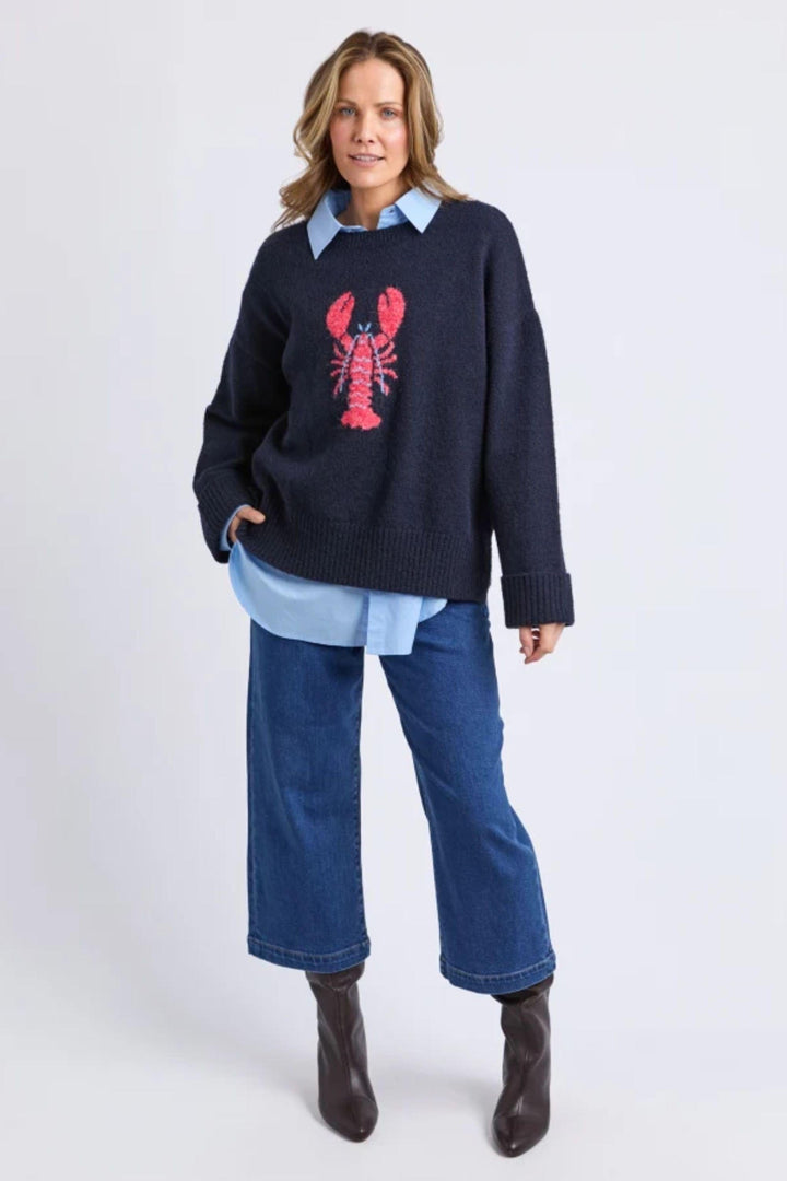ELM JUMPER LOBSTER INTARSIA KNIT - 8177032