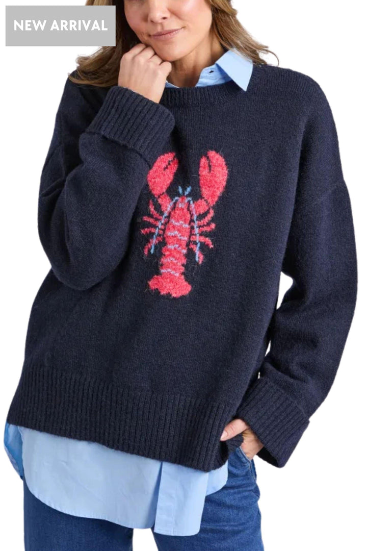 ELM JUMPER LOBSTER INTARSIA KNIT - 8177032
