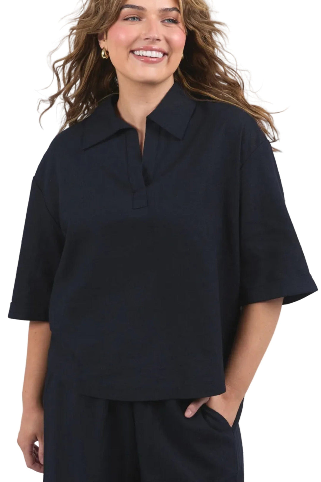 ELM SHIRT 10 / DARK-SAPPHIRE JAMILA SHIRT - 8168014