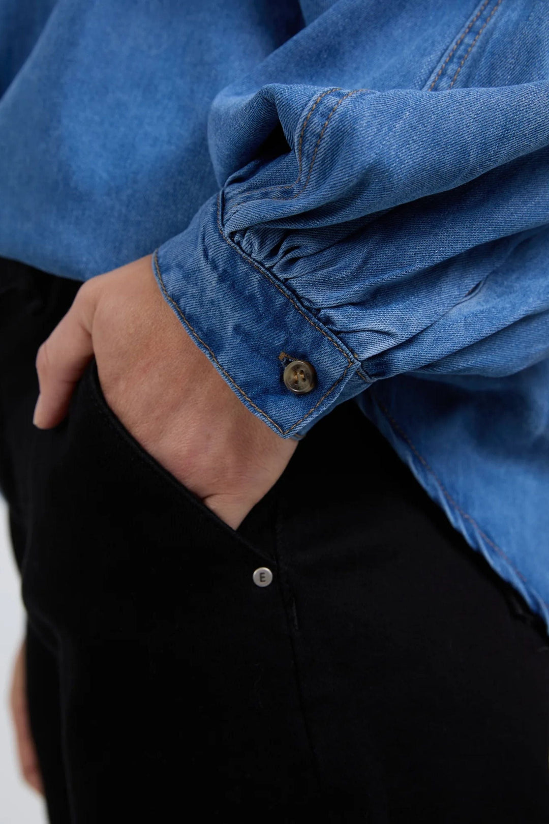 ELM SHIRT BROOKE DENIM SHIRT - 81D1386
