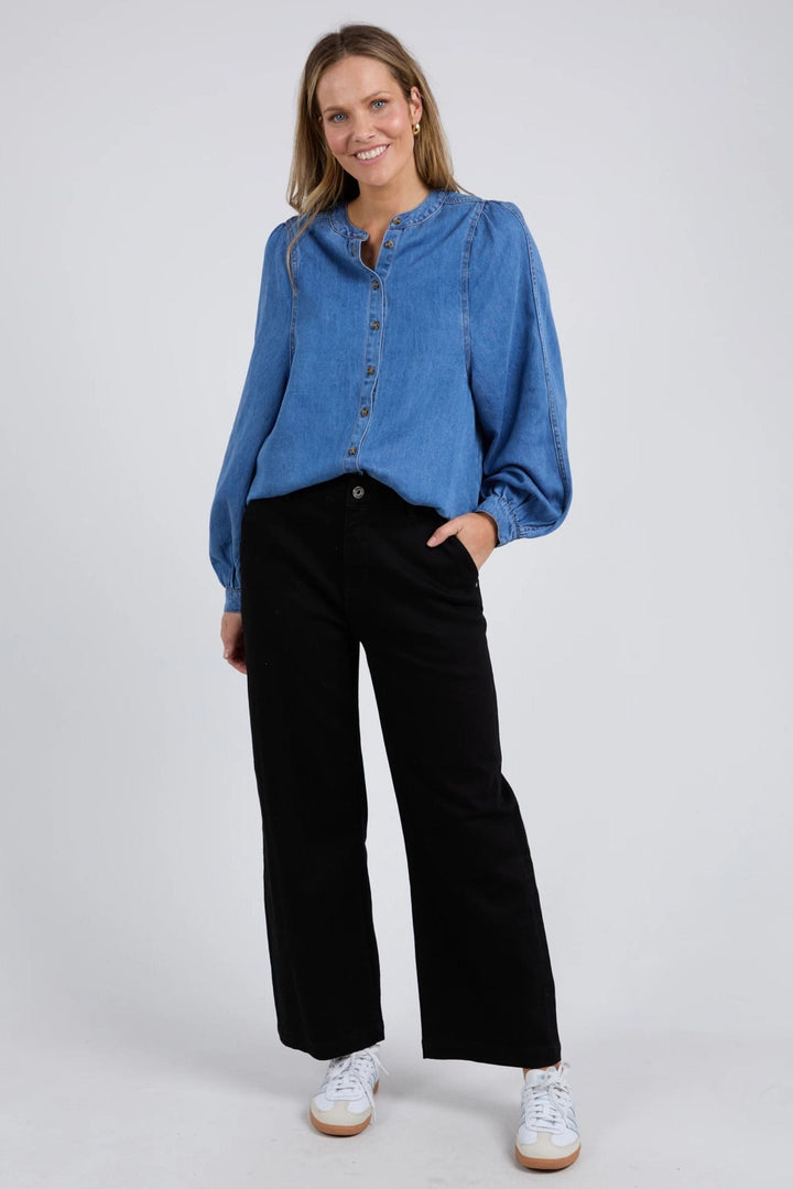 ELM SHIRT BROOKE DENIM SHIRT - 81D1386