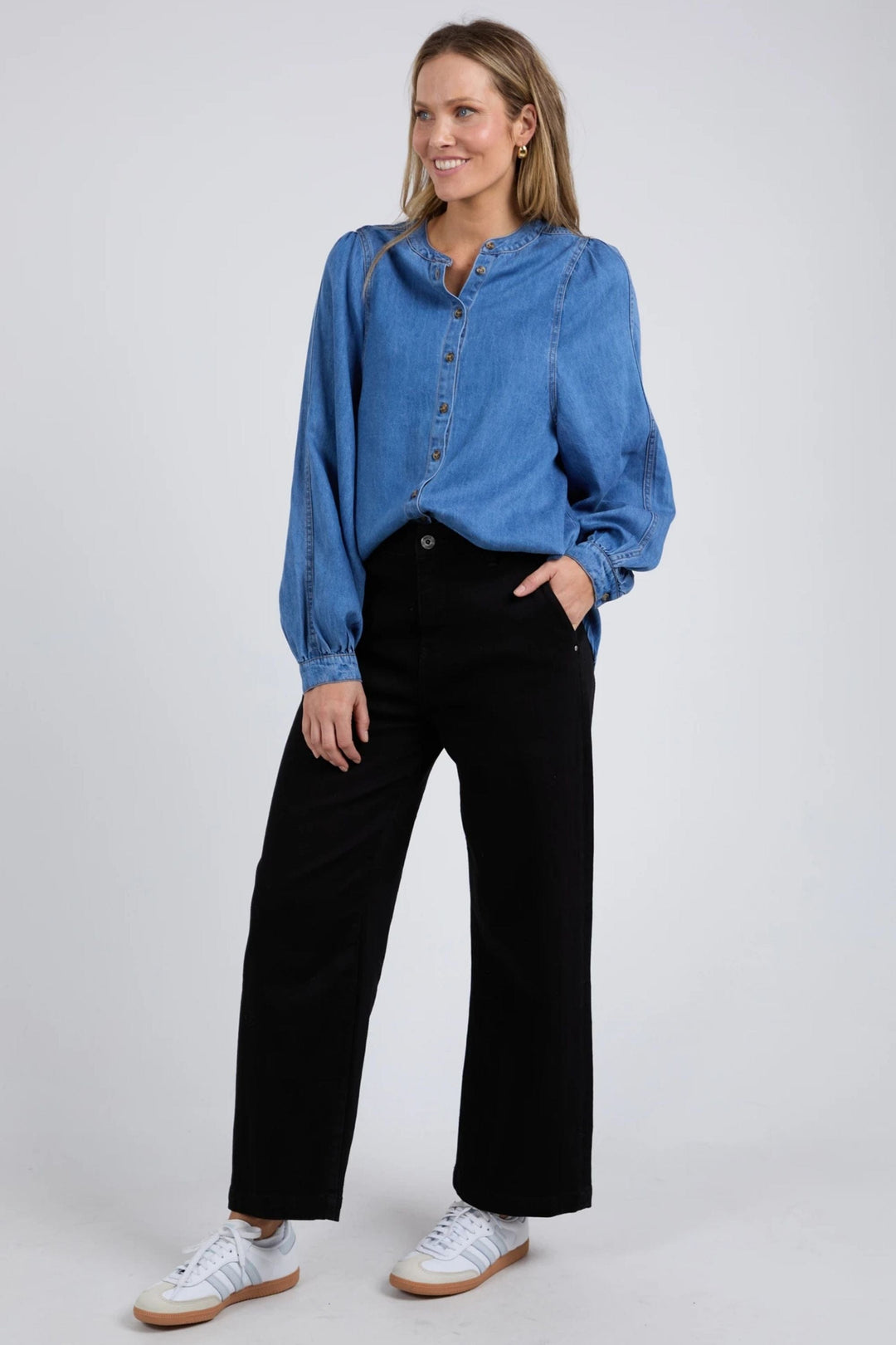 ELM SHIRT BROOKE DENIM SHIRT - 81D1386