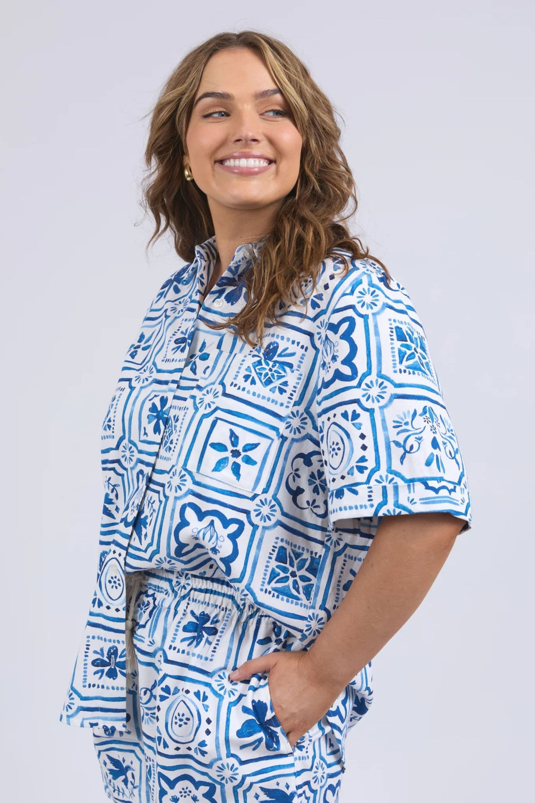 ELM SHIRT DOLCE TILE SHIRT - 8168012