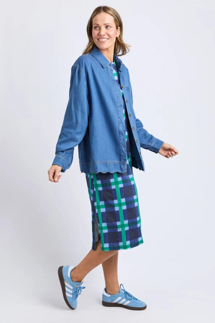 ELM SHIRT SCALLOP EDGE SHIRT - 81D1607