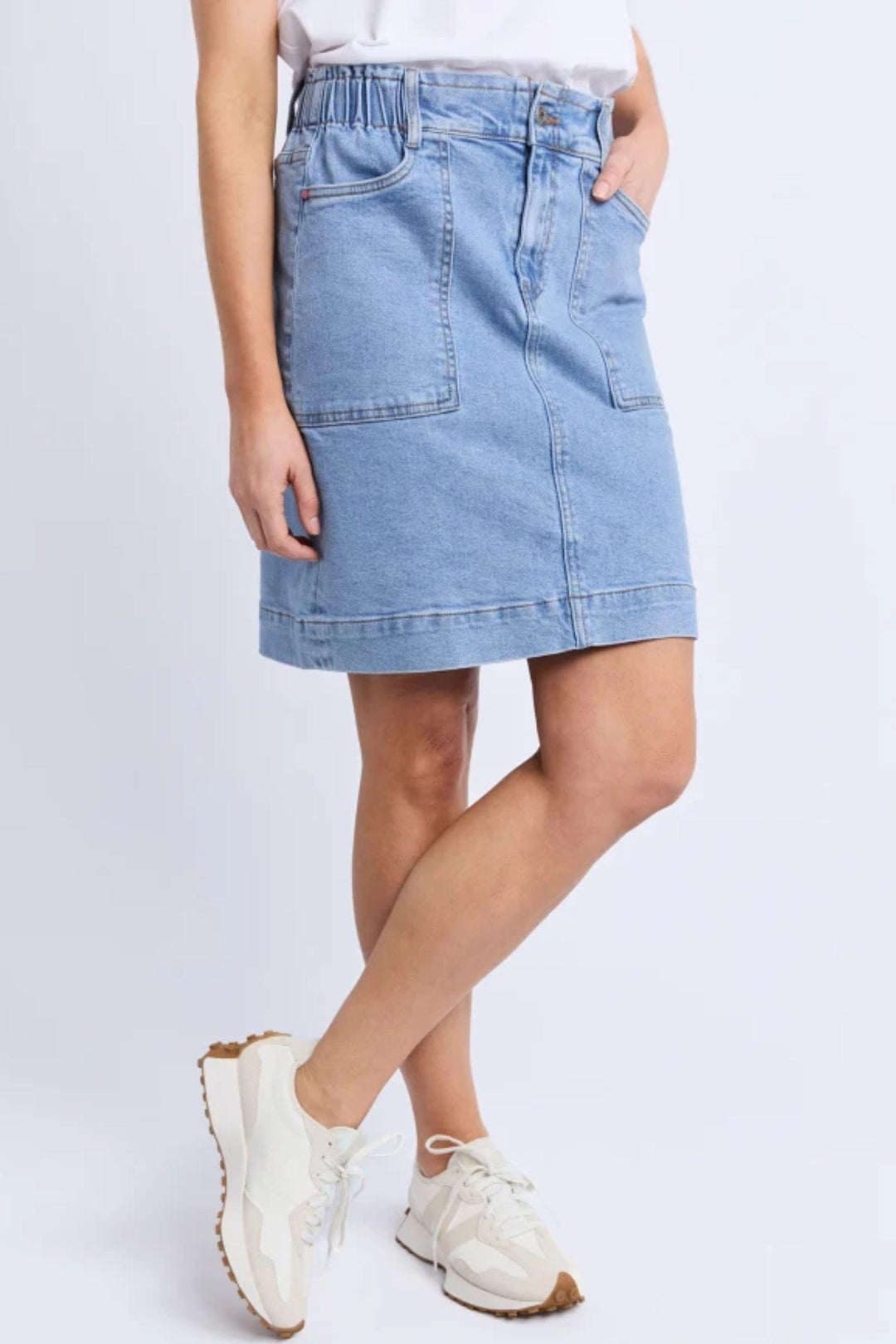 ELM SKIRT ATLAS DENIM SKIRT - 81D1211