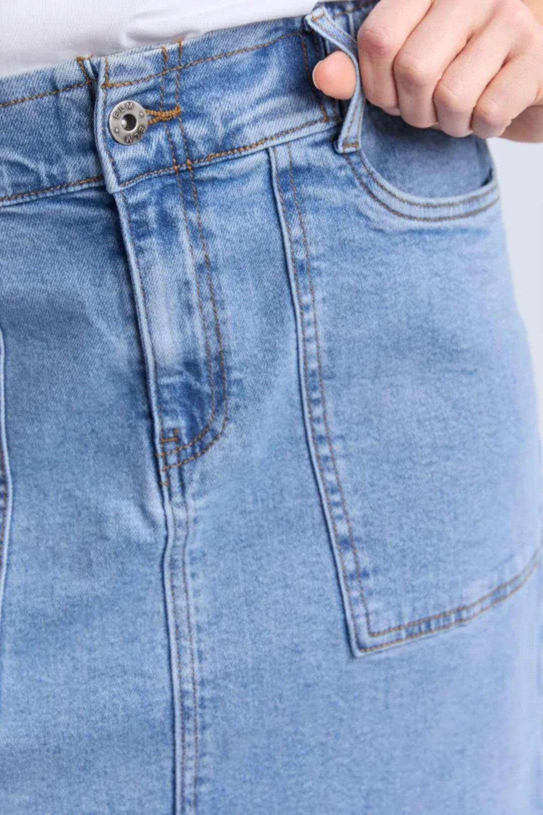 ELM SKIRT ATLAS DENIM SKIRT - 81D1211