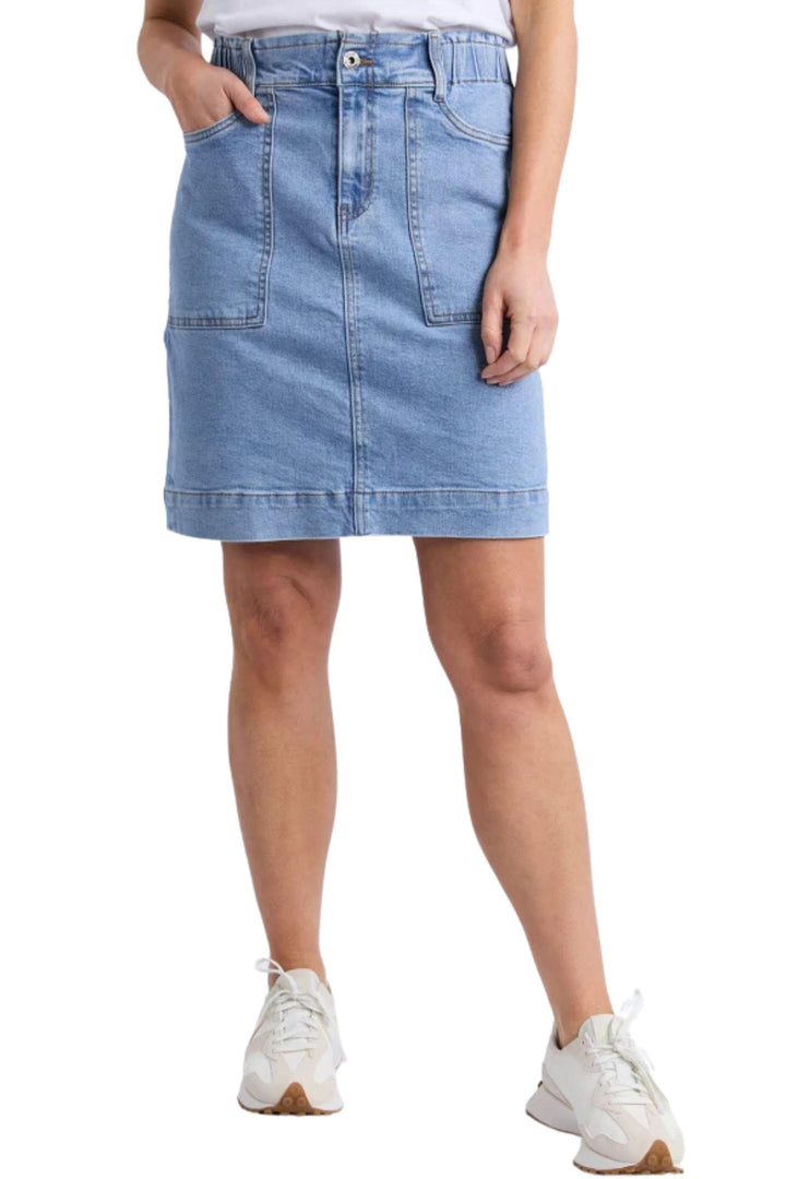 ELM SKIRT ATLAS DENIM SKIRT - 81D1211