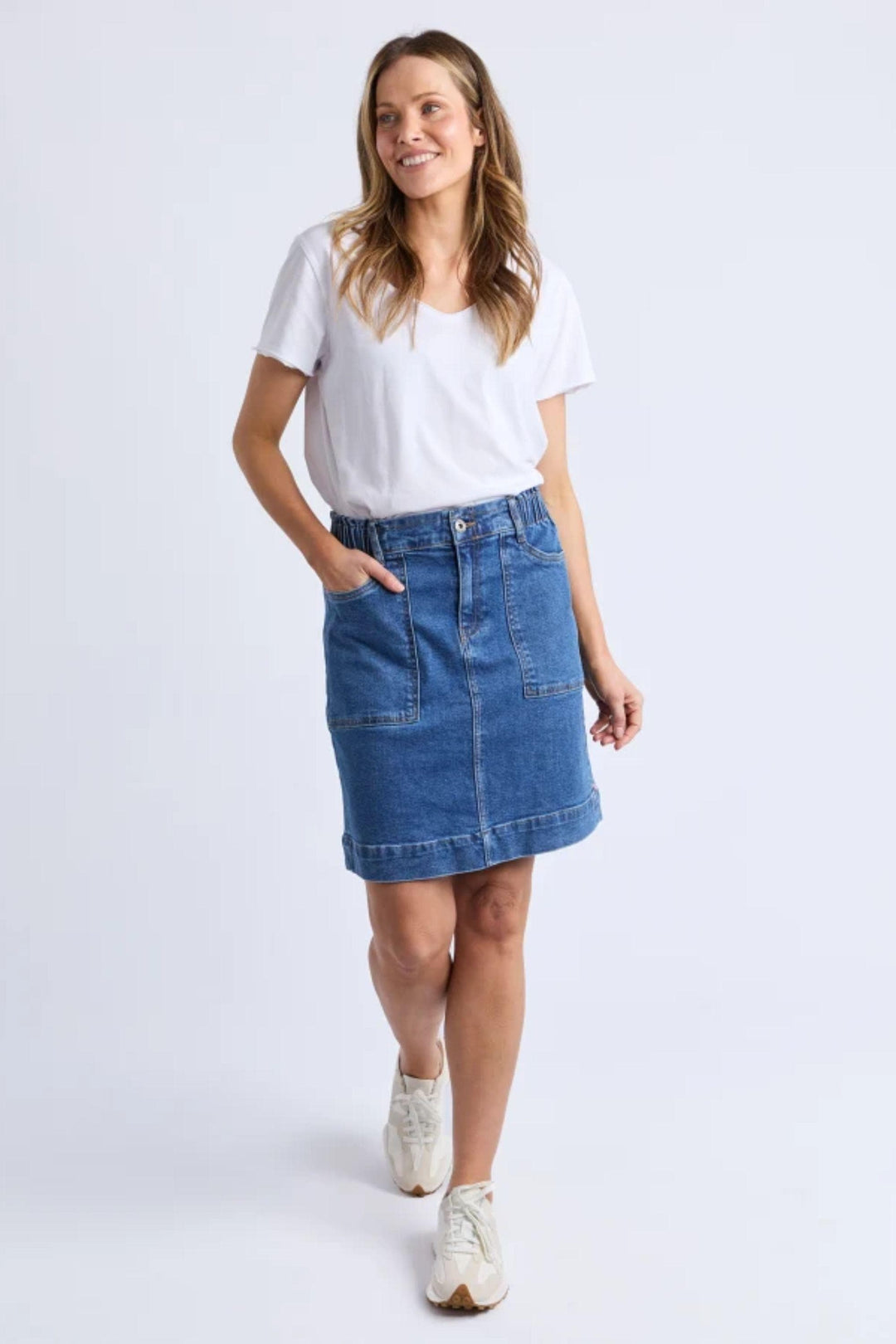 ELM SKIRT ATLAS DENIM SKIRT - 81D1212