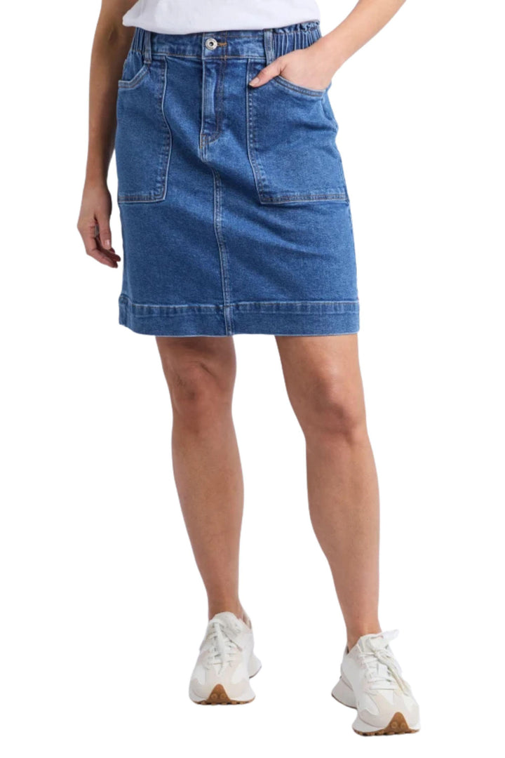 ELM SKIRT ATLAS DENIM SKIRT - 81D1212