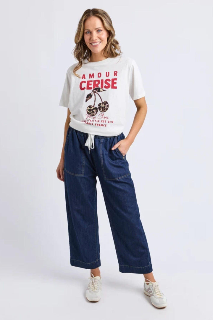 ELM T-SHIRT AMORE CERISE TEE - 8177051