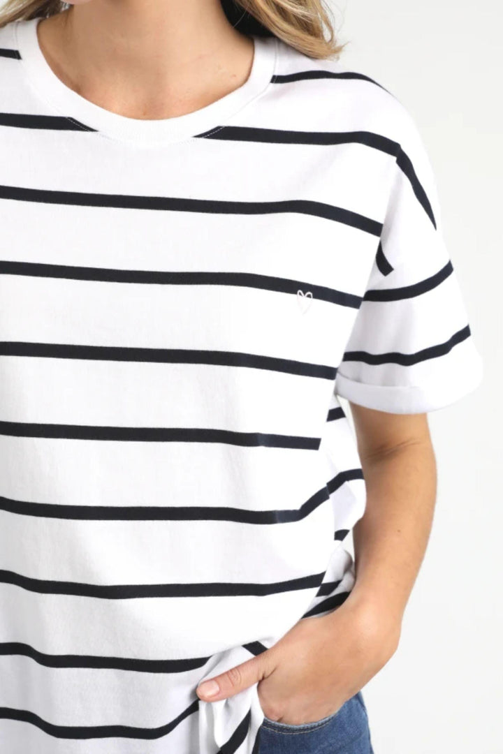 ELM T-SHIRT HALLI STRIPE TEE - 81X4453