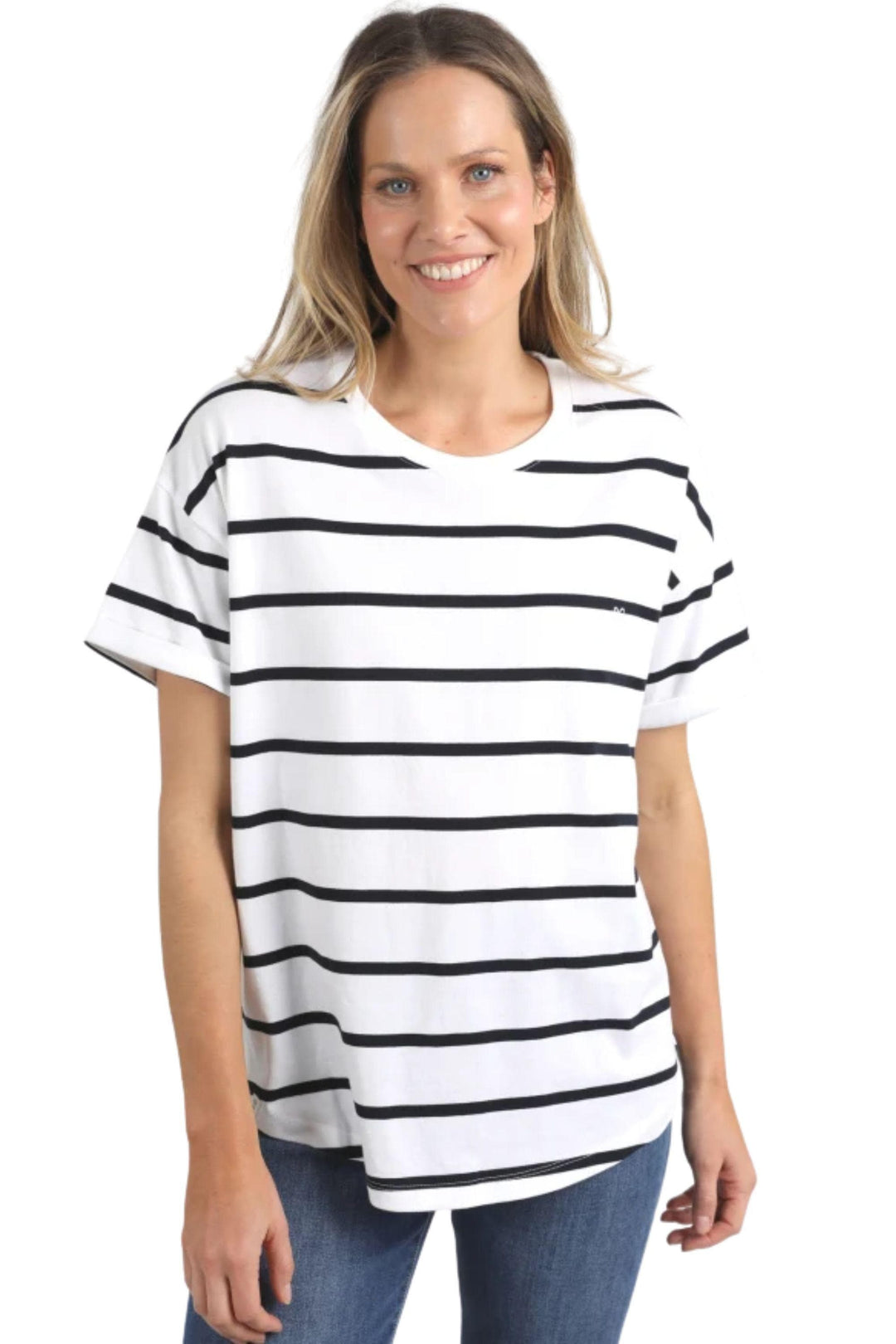 ELM T-SHIRT HALLI STRIPE TEE - 81X4453