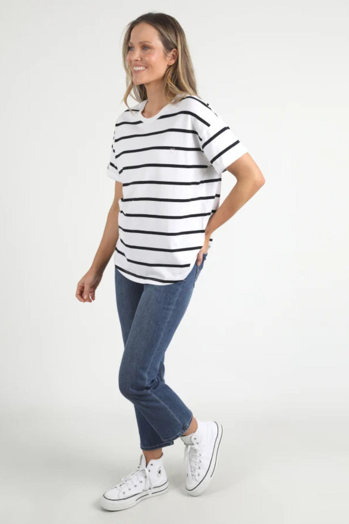ELM T-SHIRT HALLI STRIPE TEE - 81X4453