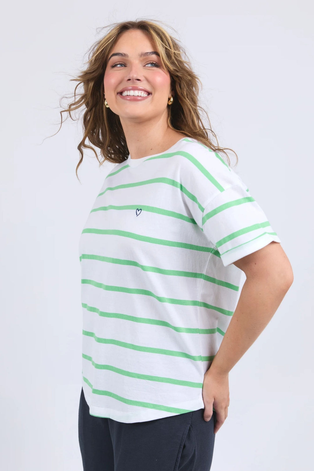 ELM T-SHIRT HALLI TEE - STRIPE - 81X4453