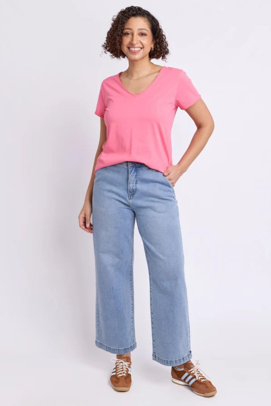 ELM T-SHIRT PIMA VEE TEE - 81X4476