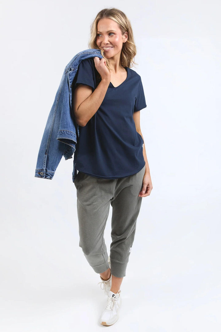ELM T-SHIRT PIMA VEE TEE - 81X4476