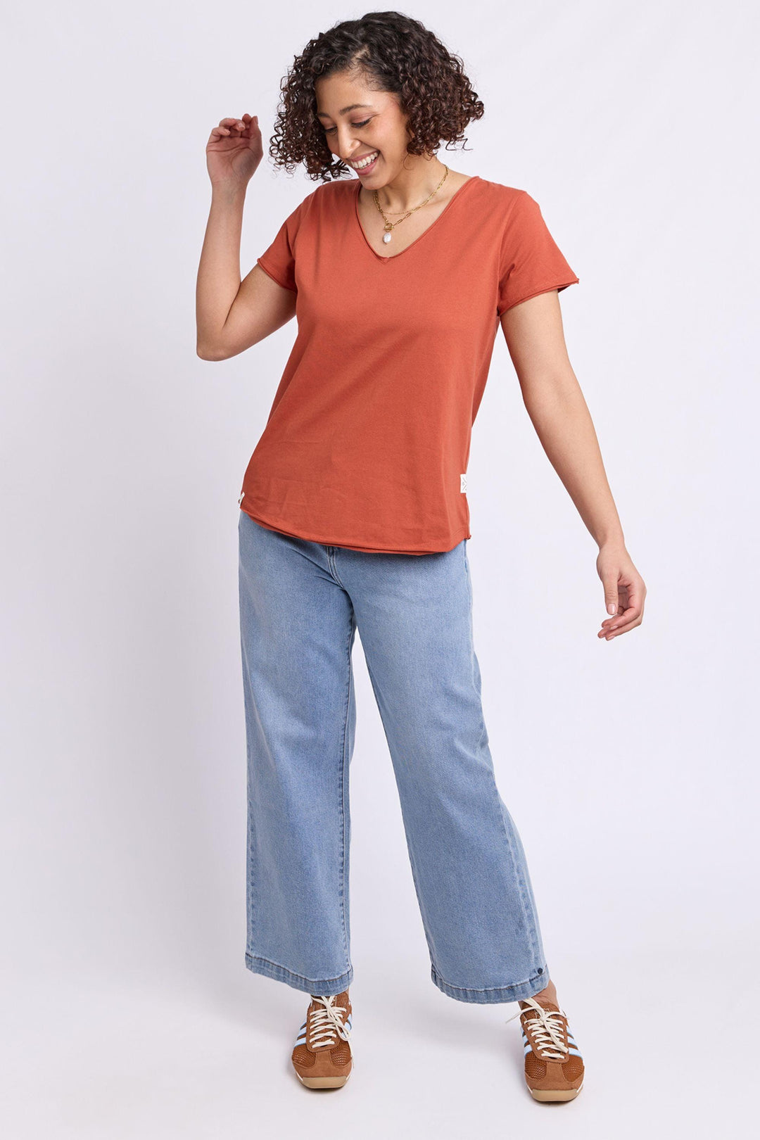 ELM T-SHIRT PIMA VEE TEE - 81X4476