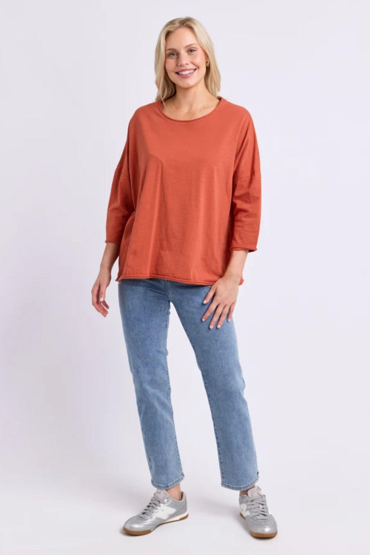 ELM TOP ANYA L/S TEE - 81X4512