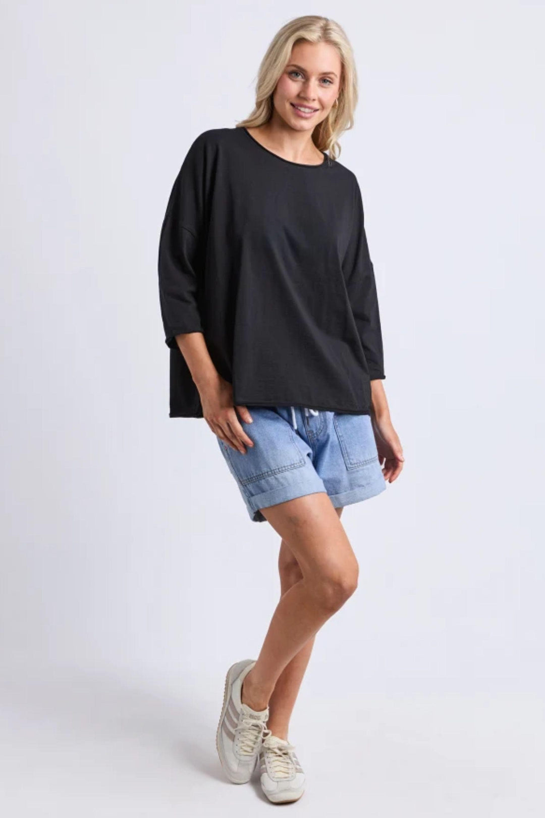 ELM TOP ANYA L/S TEE - 81X4512