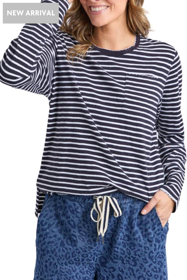 ELM TOP DREA LONG SLEEVE TEE - 8177058