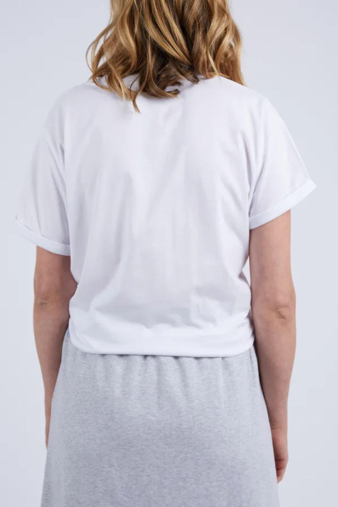 ELM TOP KNOT SS TEE - 81X4365
