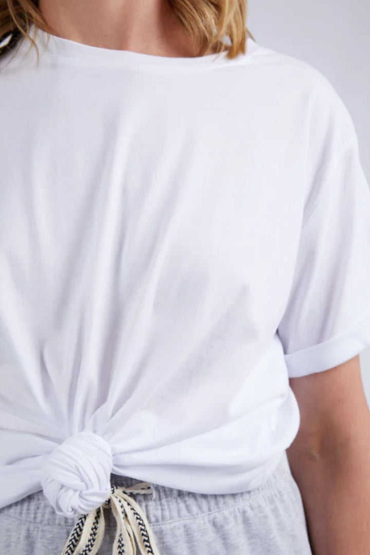 ELM TOP KNOT SS TEE - 81X4365