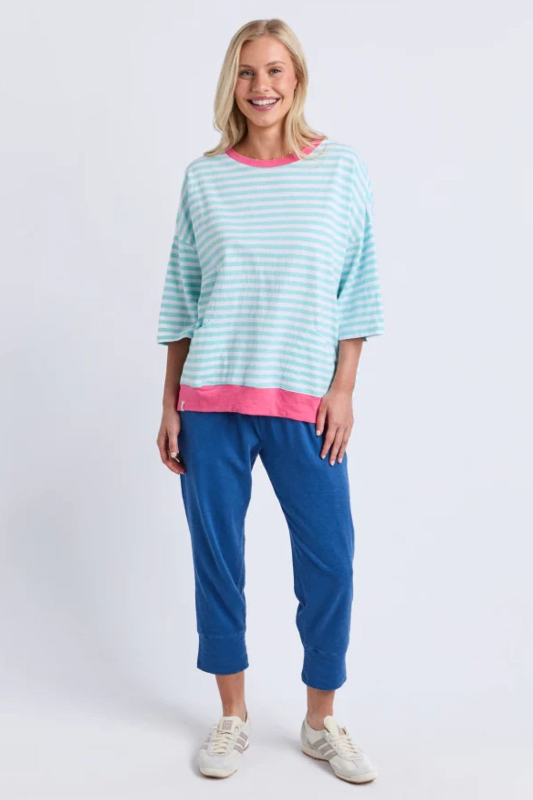 ELM TOP MAZIE STRIPE SWEAT - 81X4496
