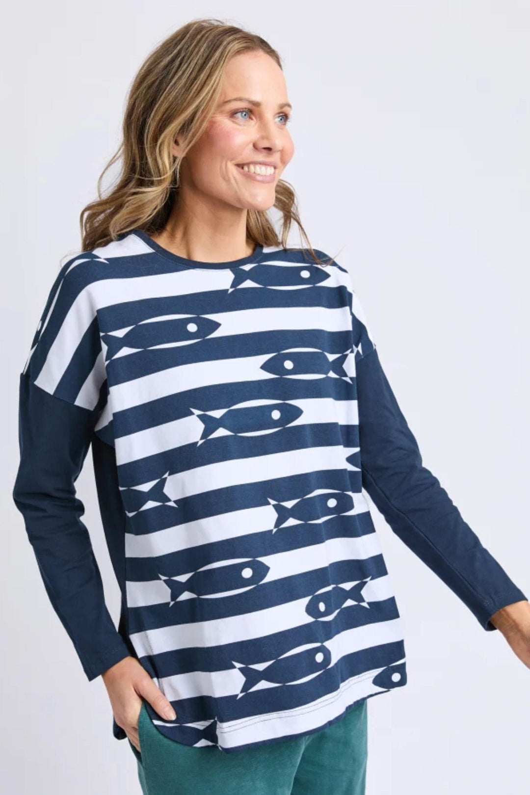 ELM TOP PESCE LS TEE - 8177070