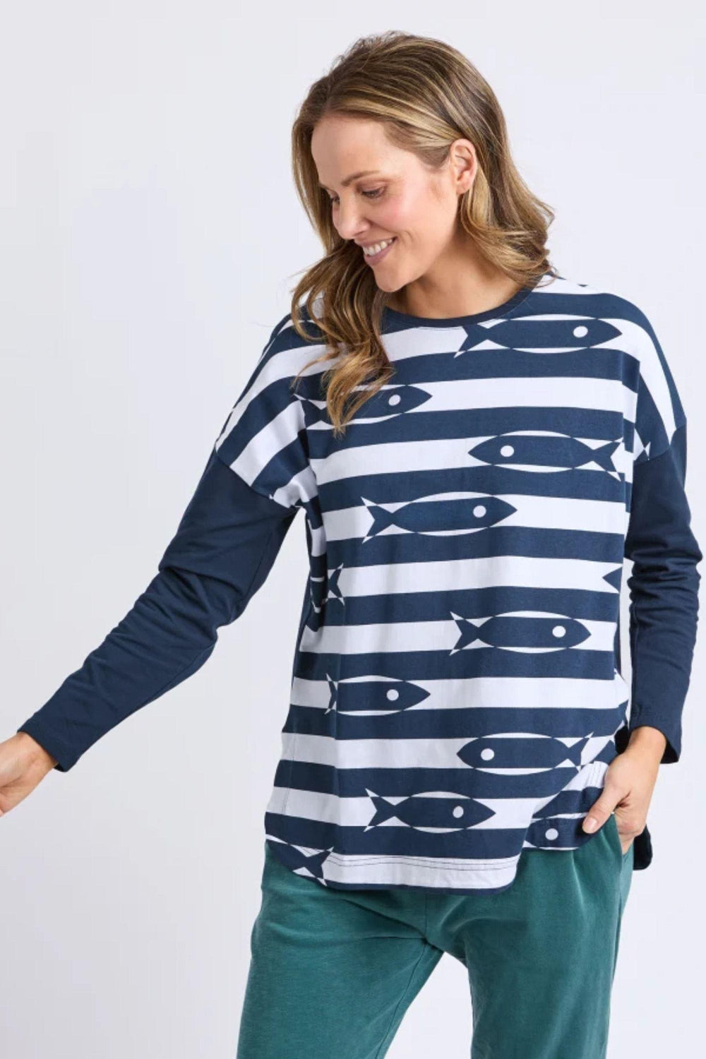 ELM TOP PESCE LS TEE - 8177070