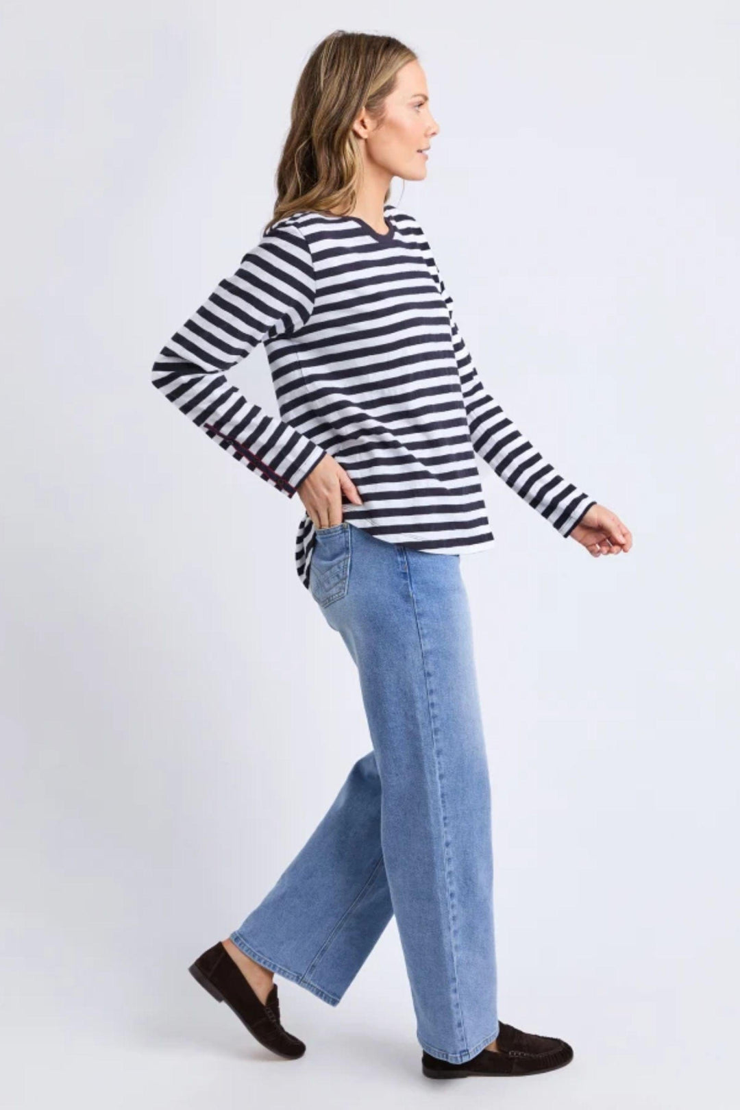 ELM TOP RIVIERA LS TEE - 8177084