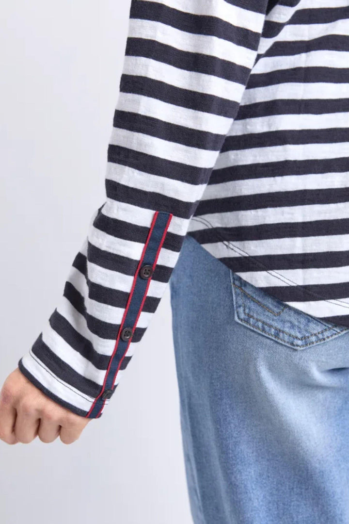 ELM TOP RIVIERA LS TEE - 8177084