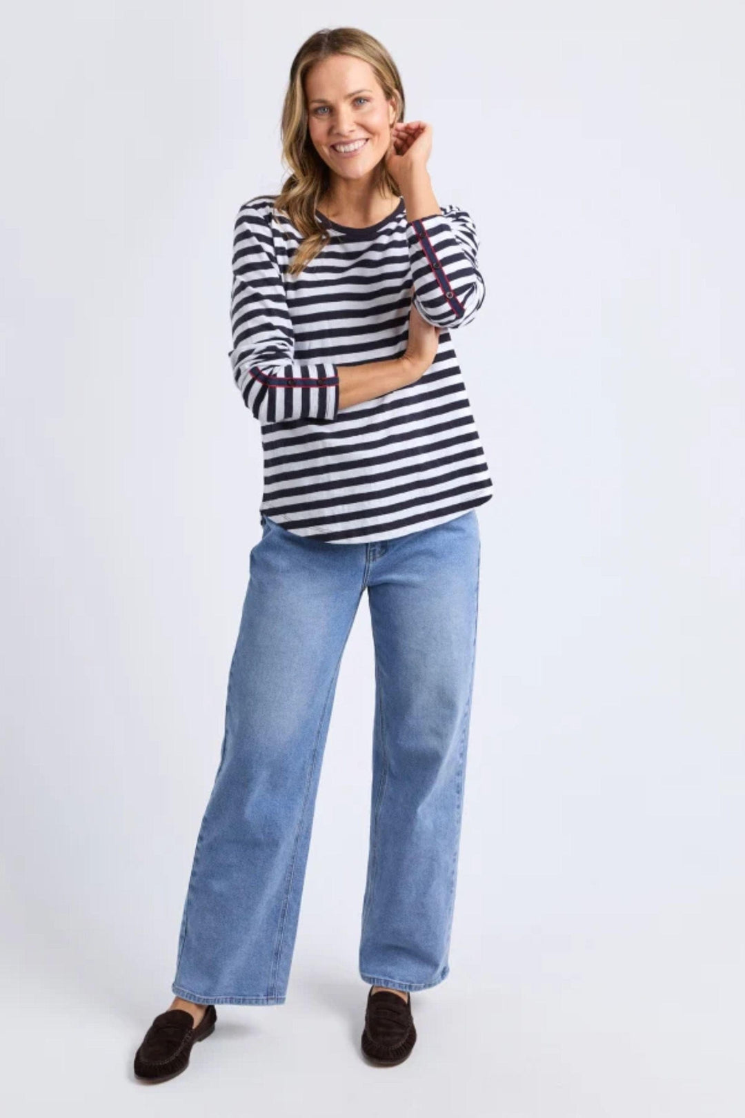 ELM TOP RIVIERA LS TEE - 8177084