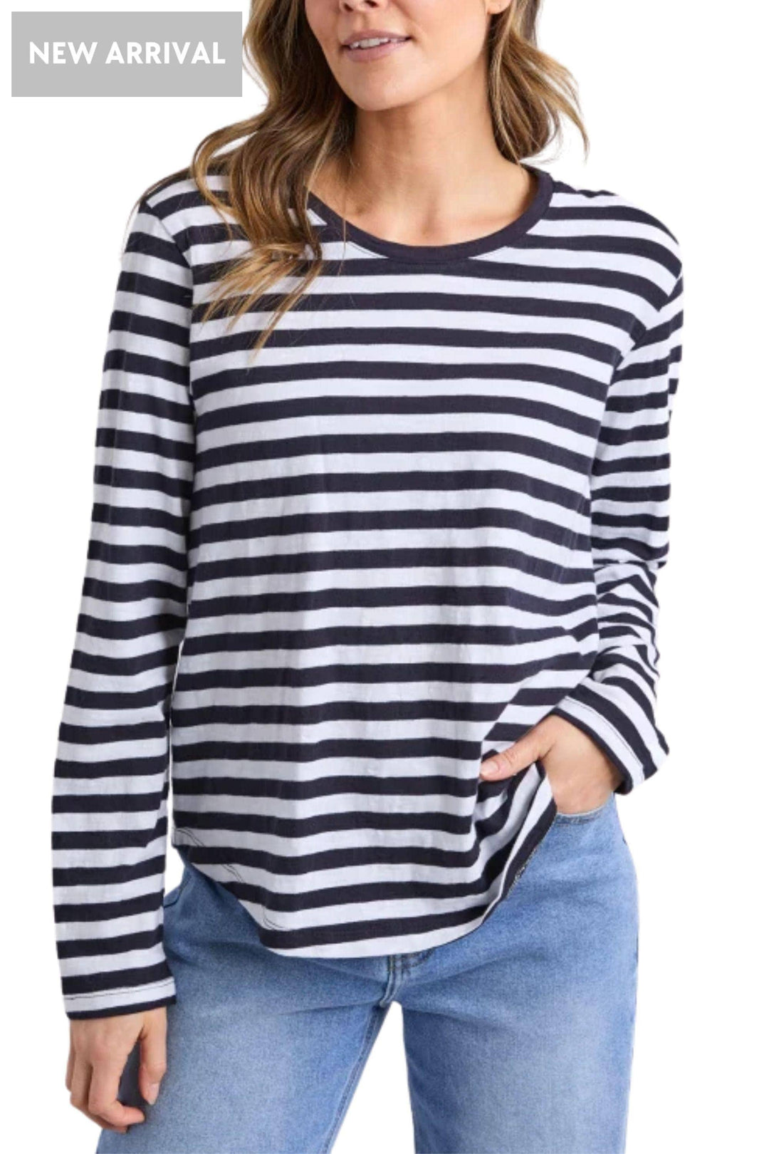 ELM TOP RIVIERA LS TEE - 8177084