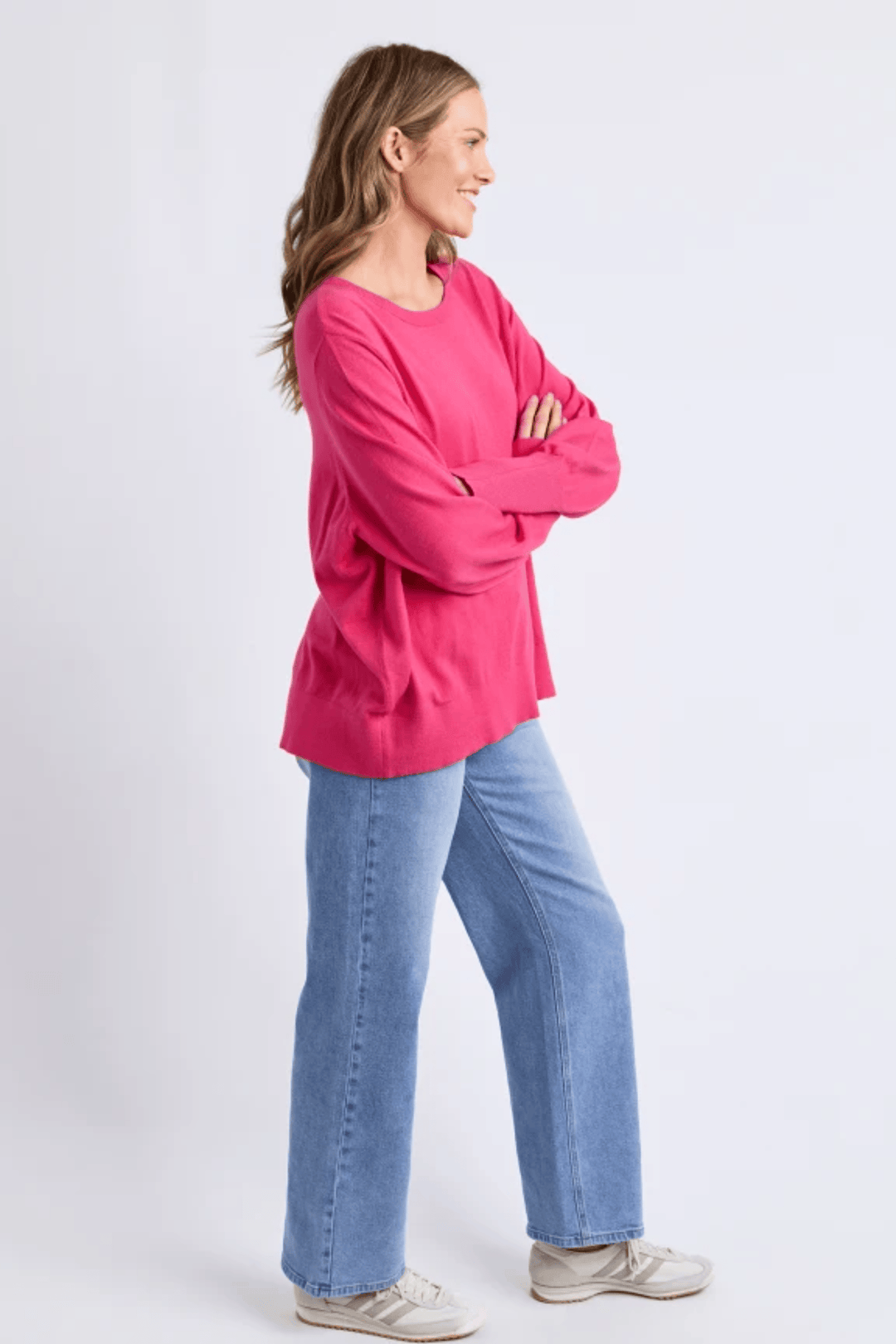 ELM TOP SUNNY LS KNIT TOP - 8177038