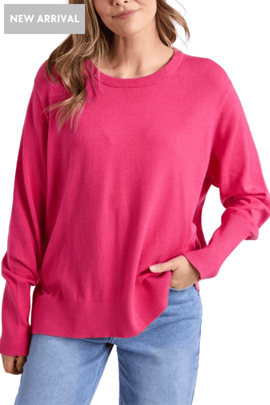 ELM TOP SUNNY LS KNIT TOP - 8177038