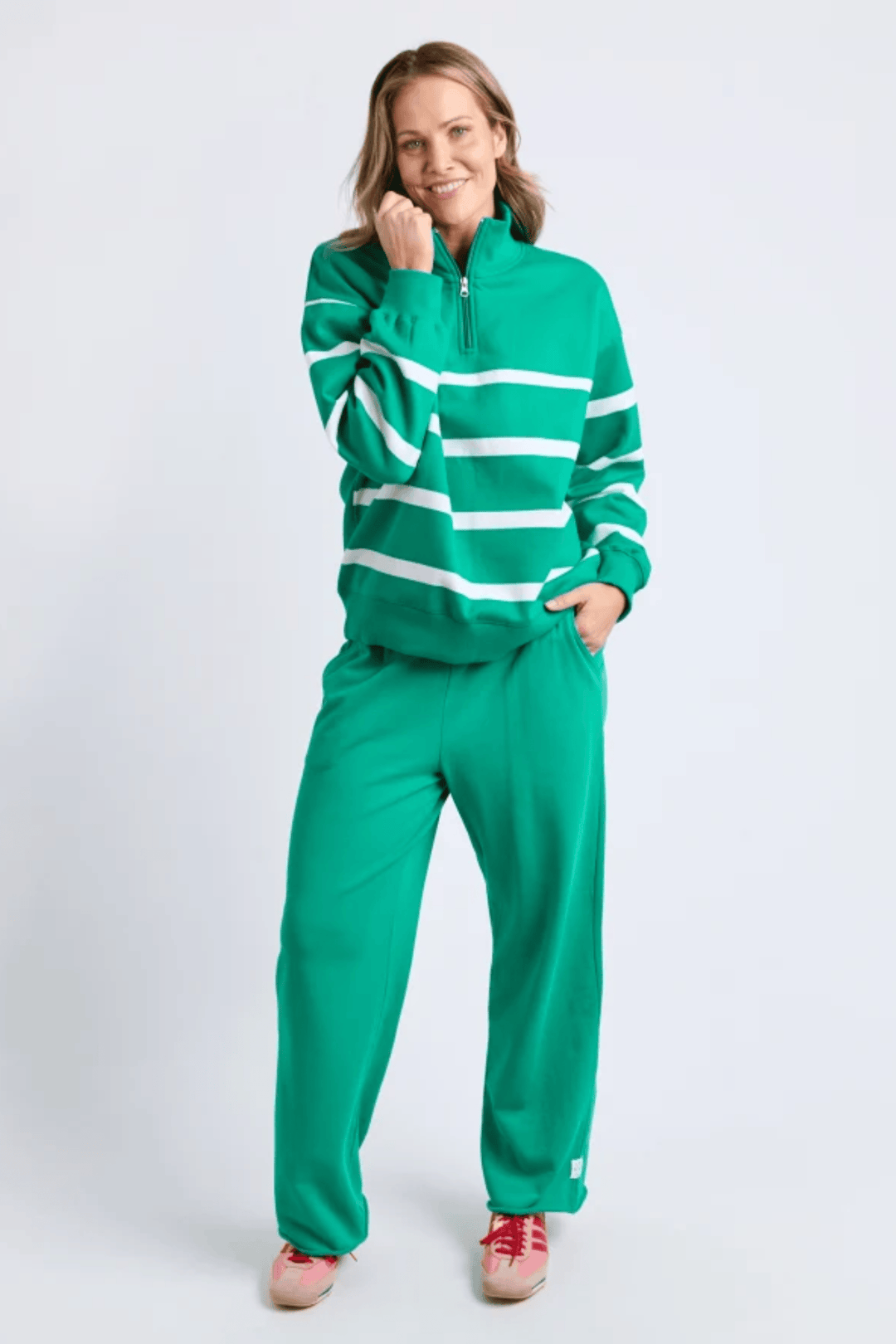 ELM TRACK TOP LANE ZIP CREW - 8159108