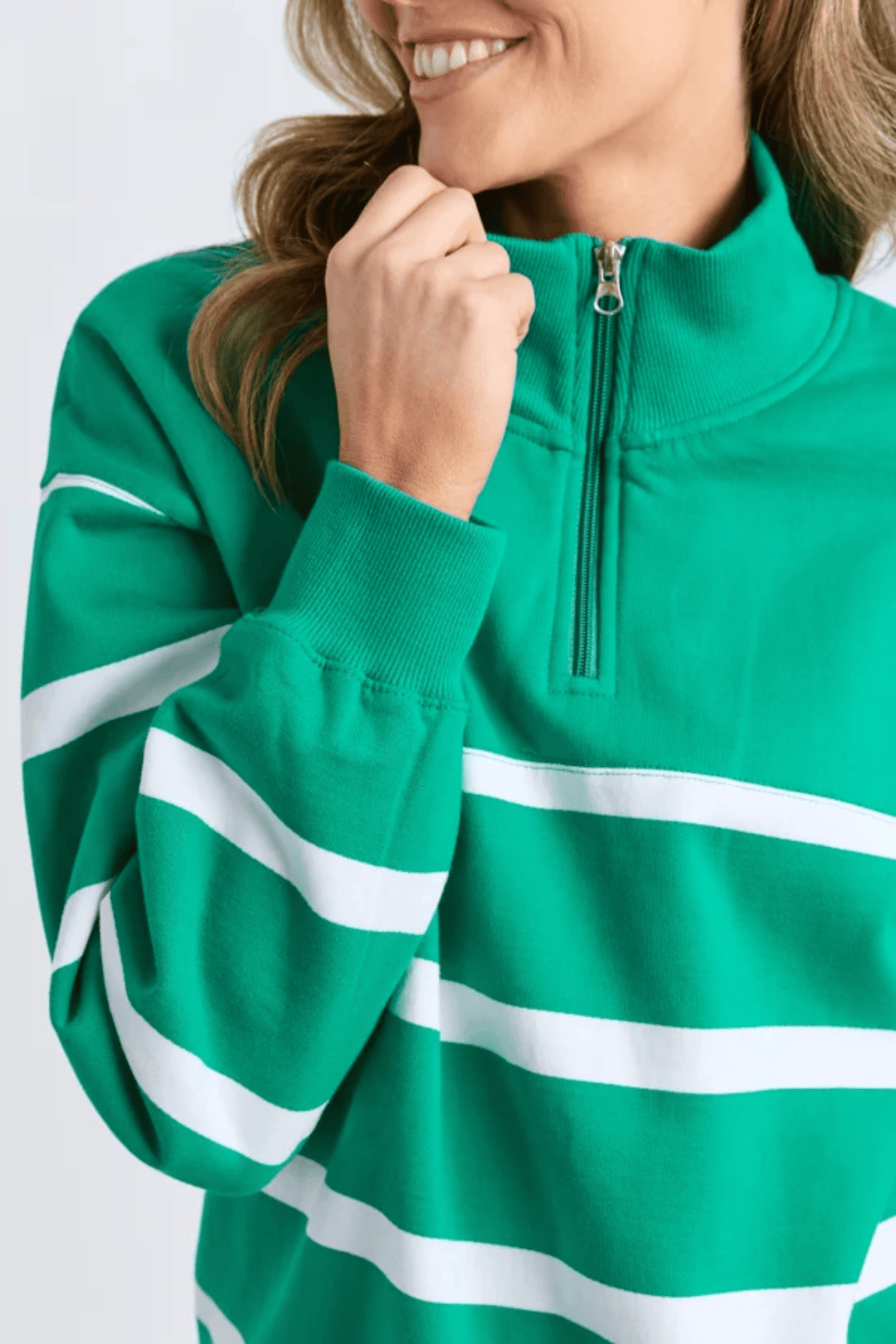 ELM TRACK TOP LANE ZIP CREW - 8159108