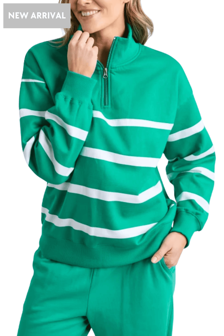 ELM TRACK TOP LANE ZIP CREW - 8159108