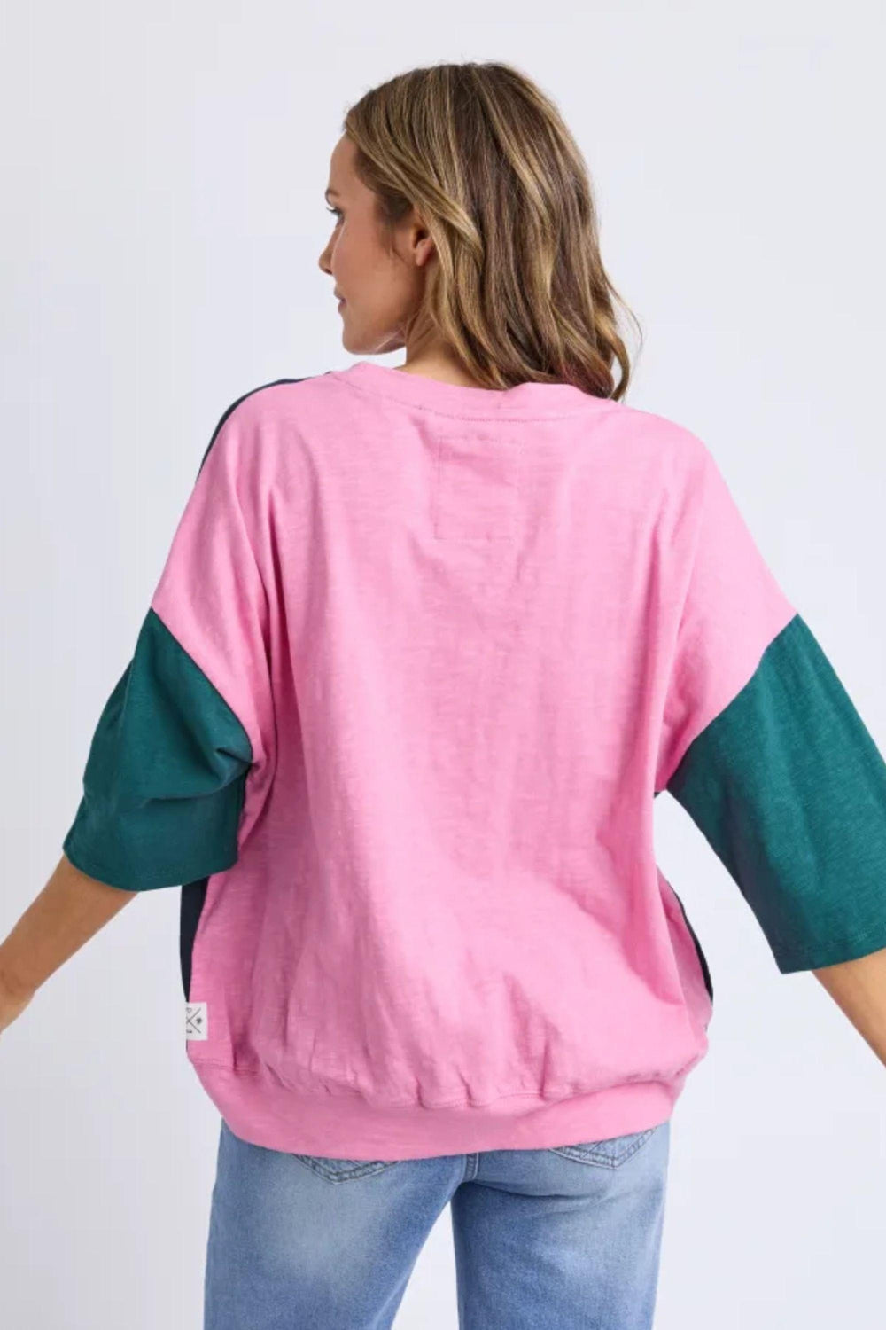 ELM TRACK TOP MAZIE COLOUR BLOCK SWEAT - 81X4234