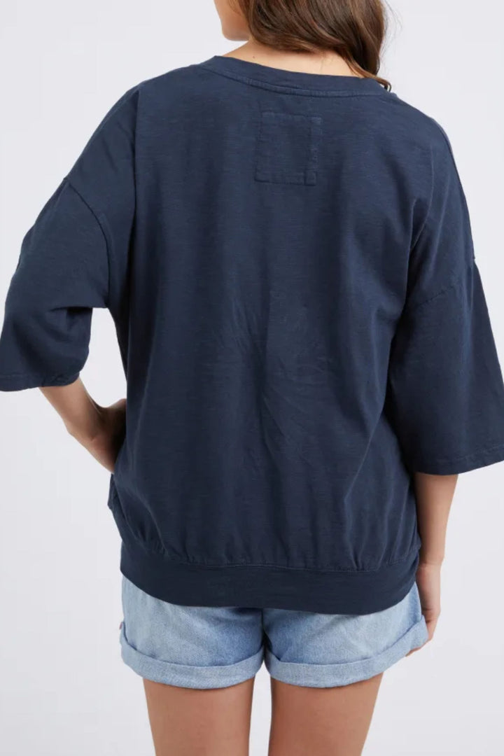 ELM TRACK TOP MAZIE VEE NECK - 81X4358
