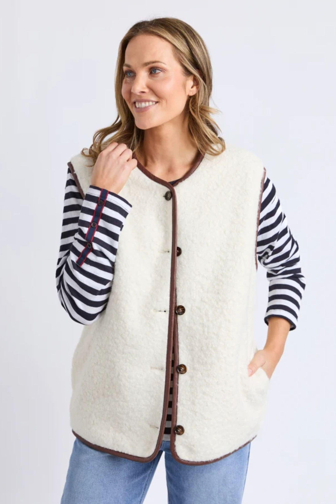 ELM VEST SHERLING VEST - 8177039