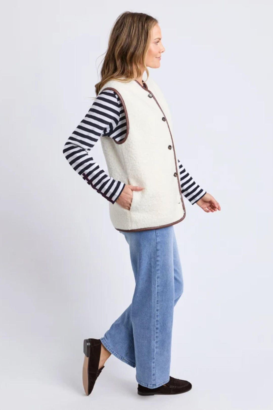 ELM VEST SHERLING VEST - 8177039