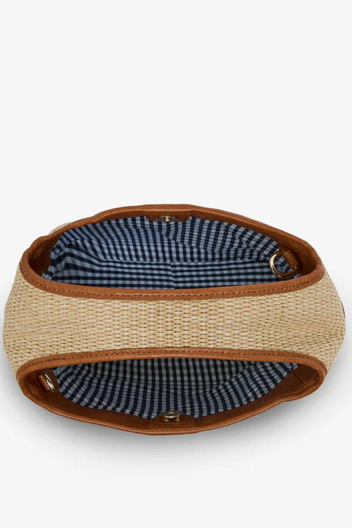 ELMS+KING BAG NATURAL LINTON WEAVE XBODY - LT001-TNW